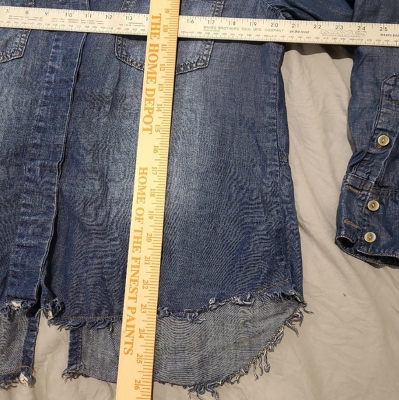 Cloth & Stone Womens Size‎ Med. CHAMBRAY Tencel - Picture 11 of 12